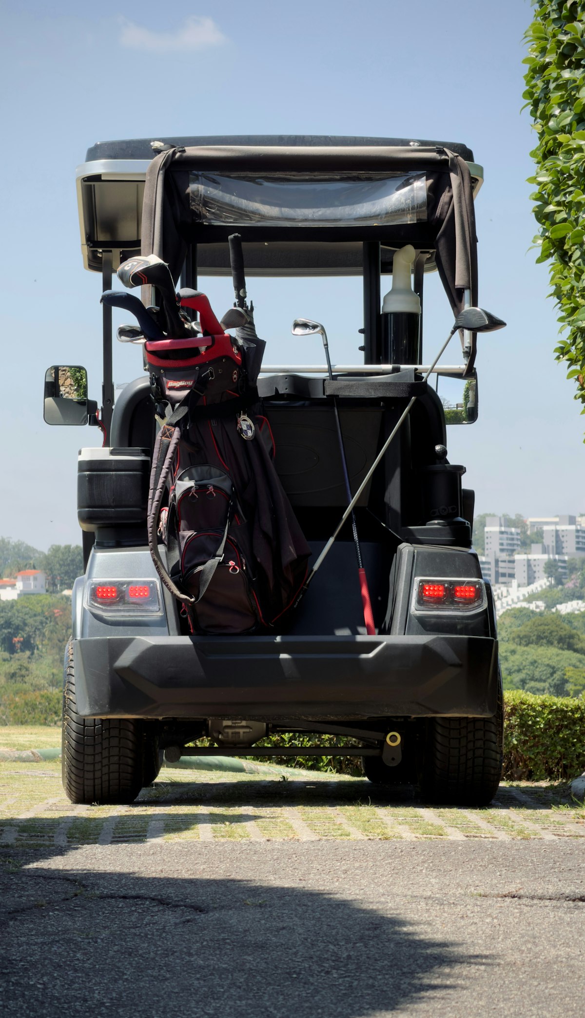 Golf equipment ready for collection